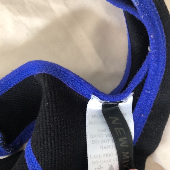 New Mixx Safety Pin Crop Top - Picture 3 of 5